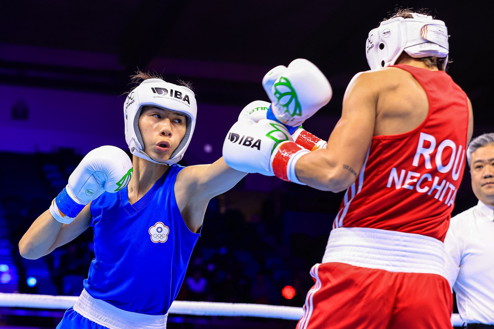 Lin Yu-ting of Chinese Taipei started her defence of the featherweight crown with victory over Claudia Nechita of Romania ©IBA