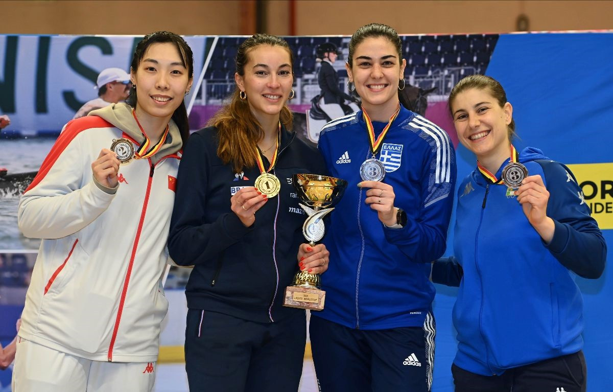 Balzer wins individual gold at women’s FIE Sabre World Cup in Sint-Niklaas