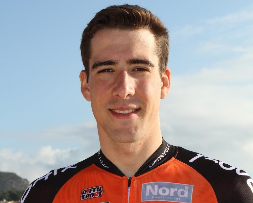 Daan Myngheer died after suffering a heart attack at the Criterium International ©Facebook/Roubaix Lille Metropole Team Cycliste
