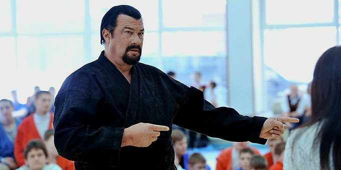 American-born actor Steven Seagal opened an aikido centre aimed at helping train young people for service in the armed forces in Moscow ©Russian Aikido Federation