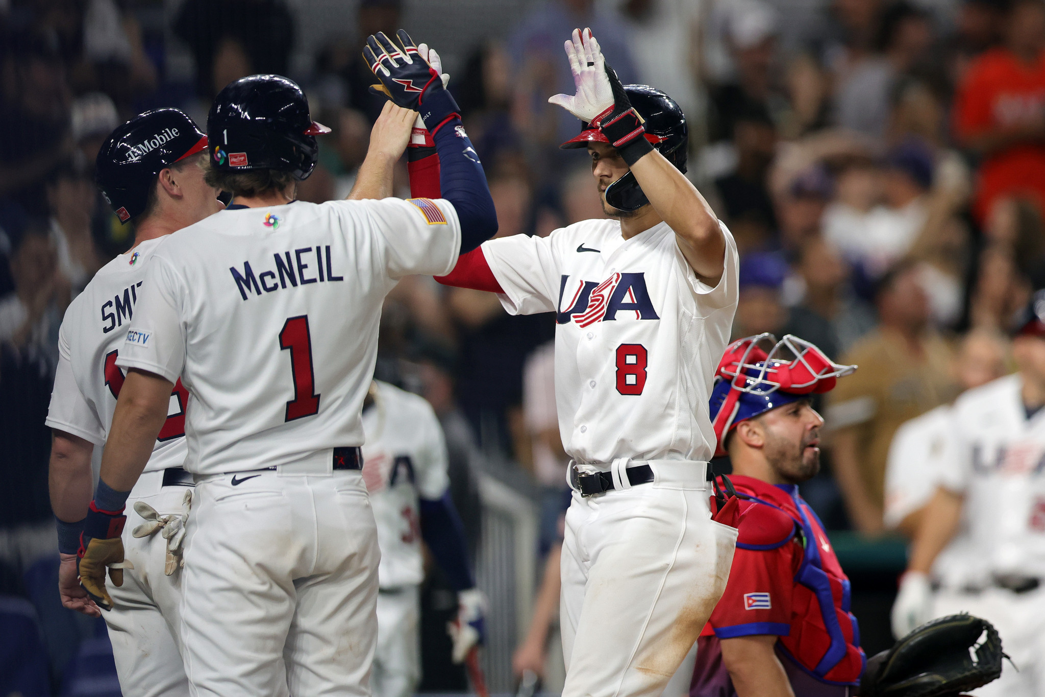 The United States remain on course to defend their World Baseball Classic title after reaching the final by beating Cuba 14-2 in Miami ©Getty Images