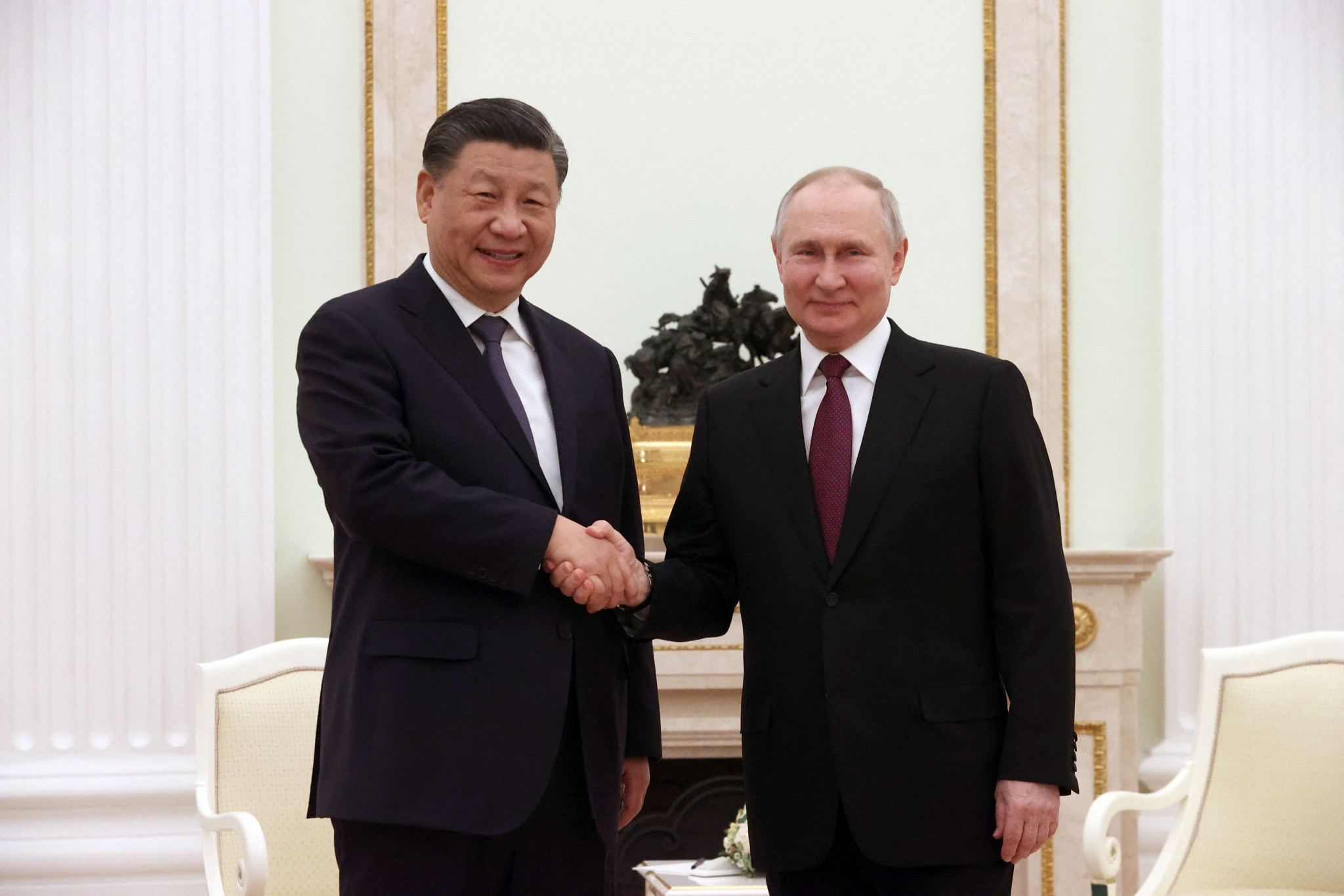 Xi Jinping and Vladimir Putin's meeting in Moscow is likely to attract attention from the Olympic corridors of power in Lausanne, our columnist predicts ©Getty Images