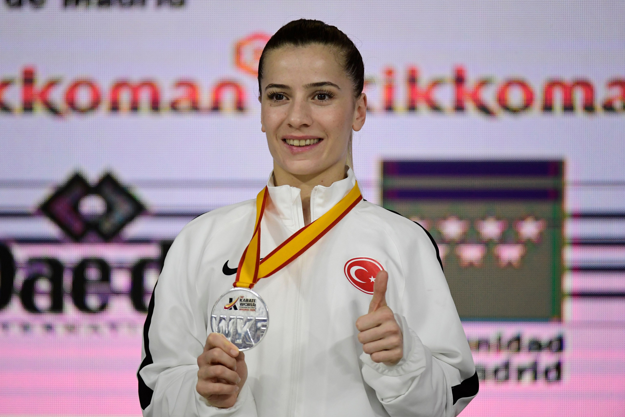 Serap Ozcelik Arapoglu of Turkey is among the defending champions on the entry list for the 2023 EKF Senior Karate Championships ©Getty Images