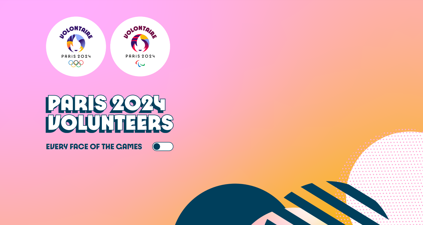 The process to find 45,000 volunteers for the Paris 2024 Olympics starts tomorrow ©Paris 2024
