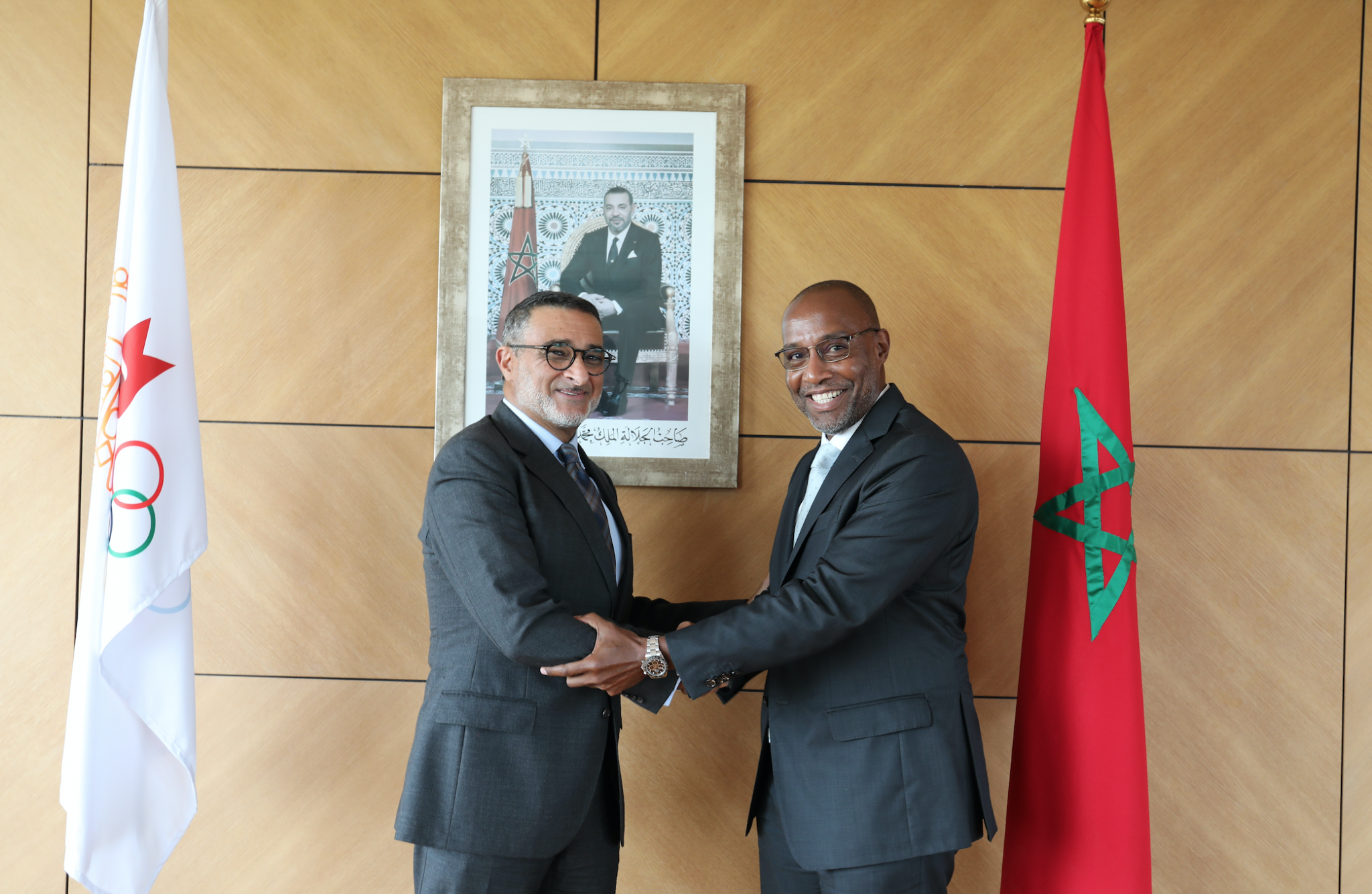 The National Olympic Committees of Morocco and Ivory Coast met to discuss future co-operation ©CNOM