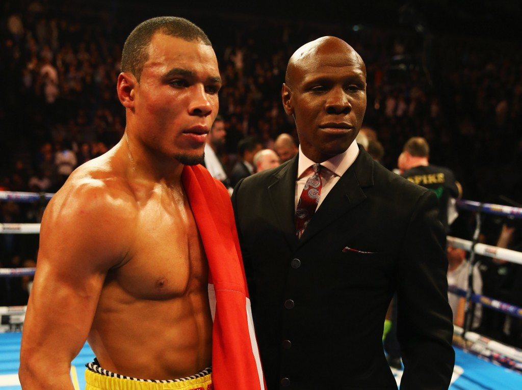 Chris Eubank Jr, left, and his father Chris Eubank Sr, have hit the headlines after Nick Blackwell was hospitalised