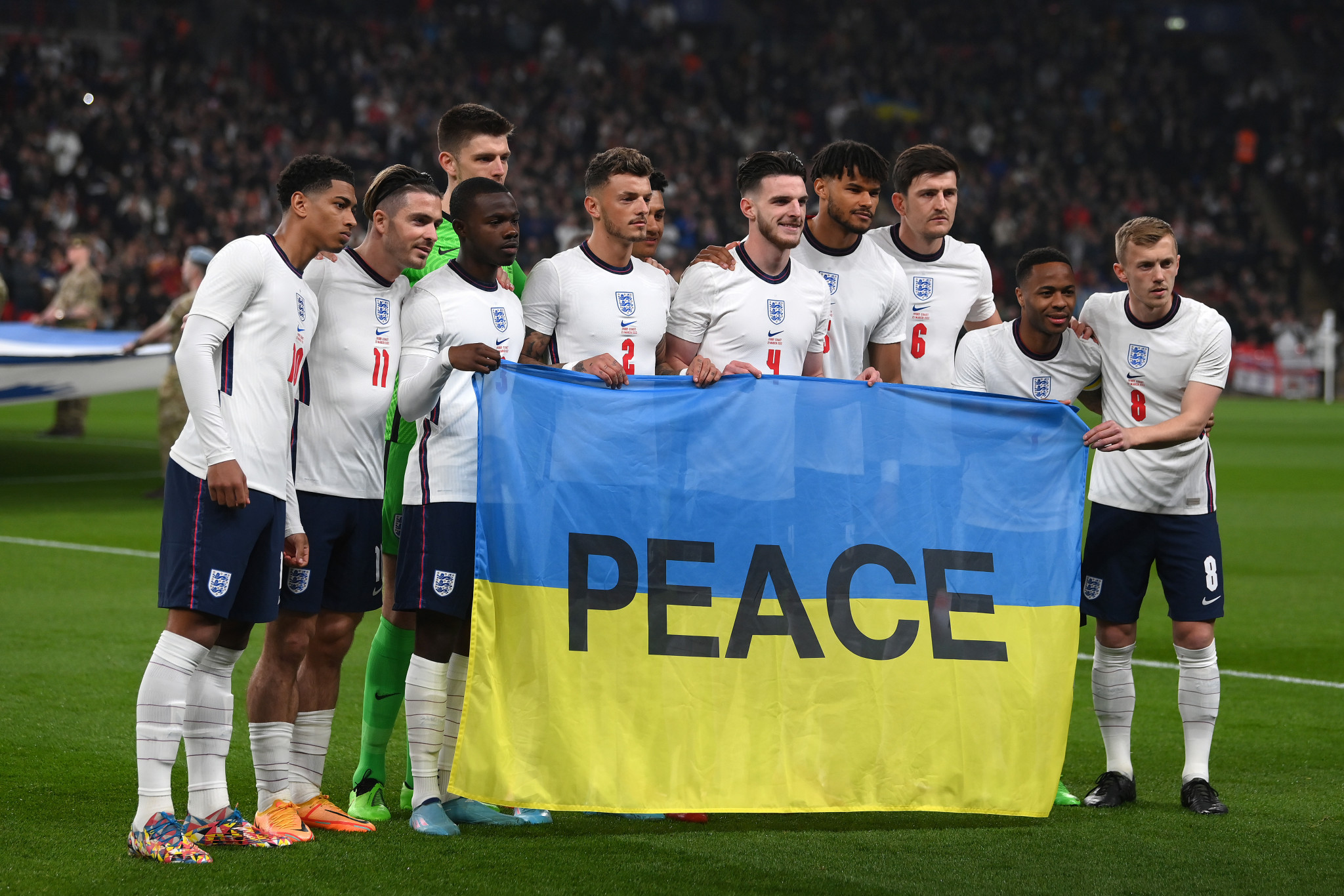 Tickets for England's match with Ukraine on Sunday have been given to 1000 refugees ©Getty Images