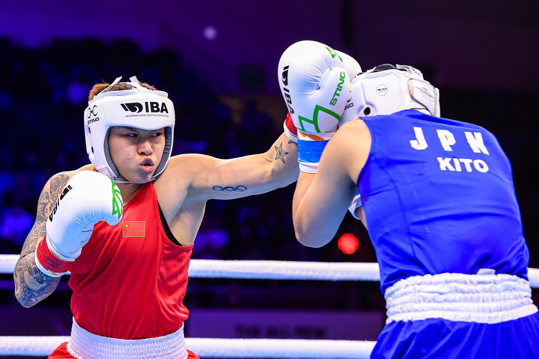 Yang Chengyu was among seven Chinese boxers to win their quarter-final bouts today ©IBA