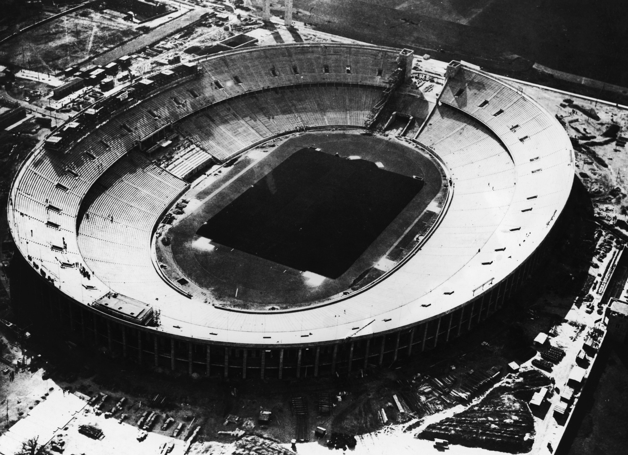 The Nazis provided funding for Berlin's Olympic Stadium to be greatly enlarged for the 1936 Games ©Getty Images