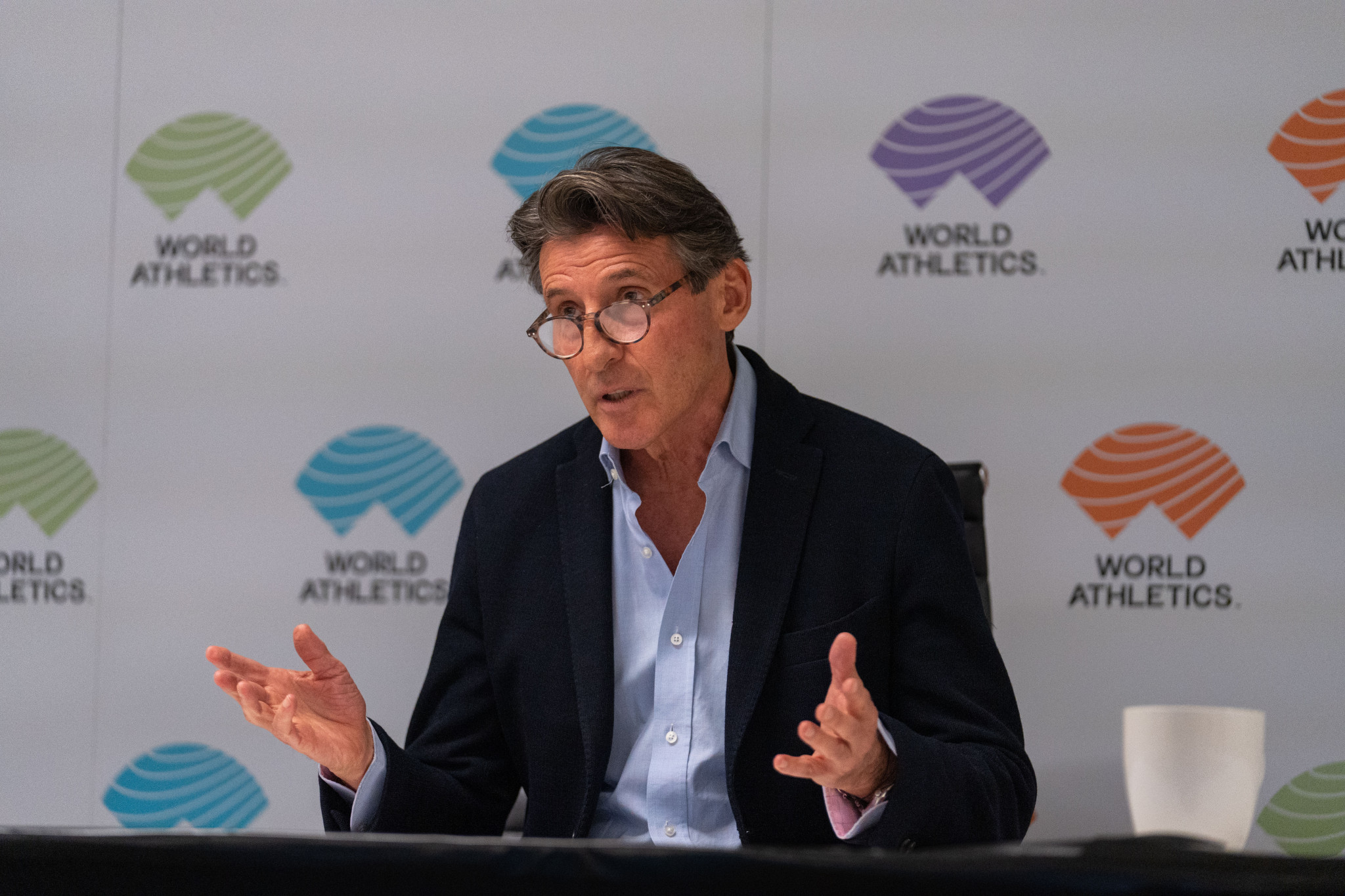 World Athletics President Sebastian Coe said yesterday a ban on Russian and Belarusian athletes would remain in place for the 