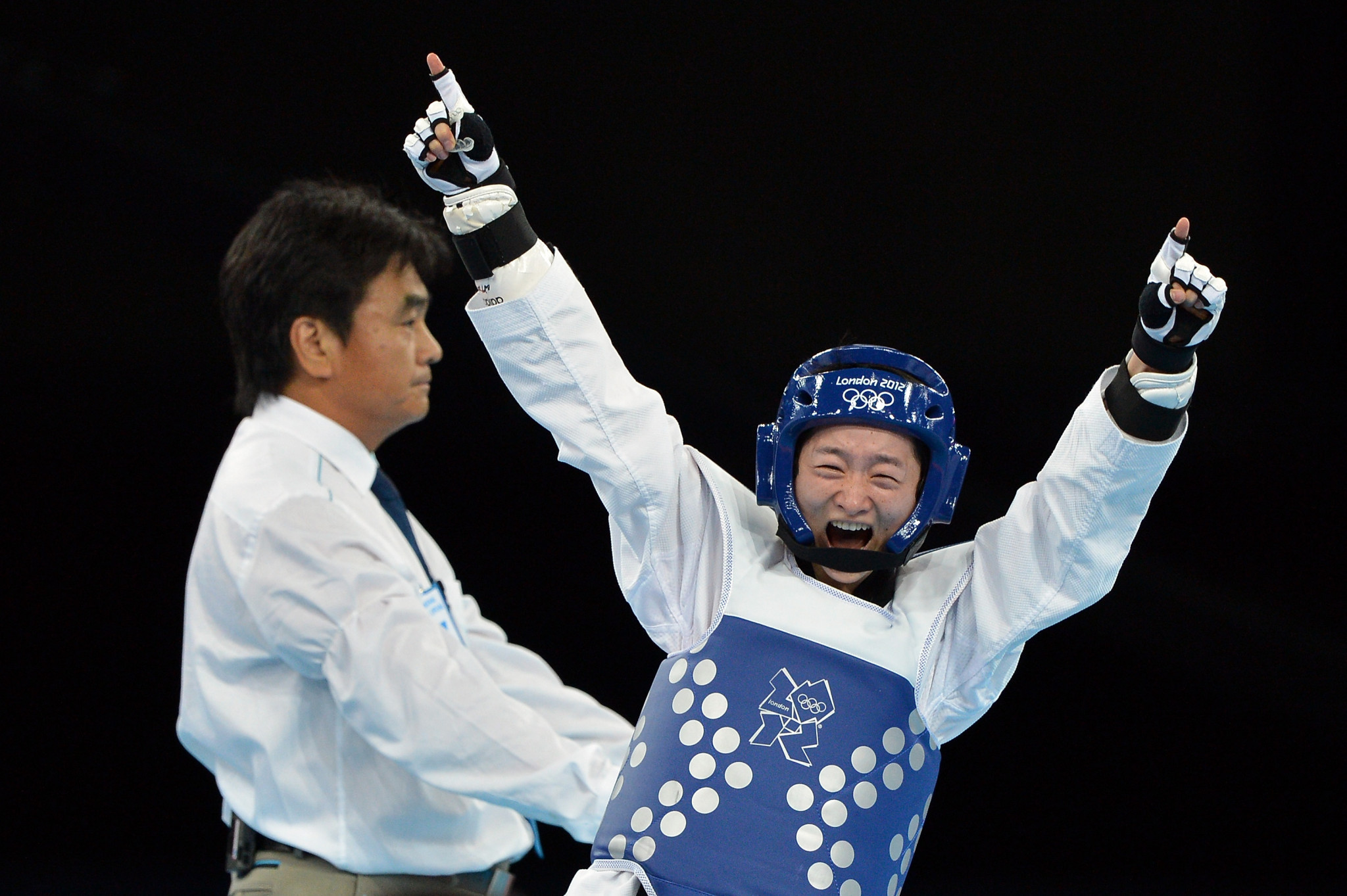 Wu Jingyu is a two-time Olympic taekwondo champion ©Getty Images