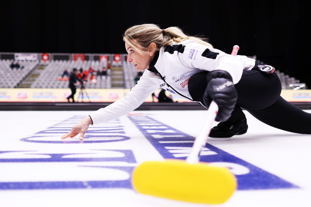 Switzerland finished the round-robin stage without a defeat in Sandviken ©World Curling