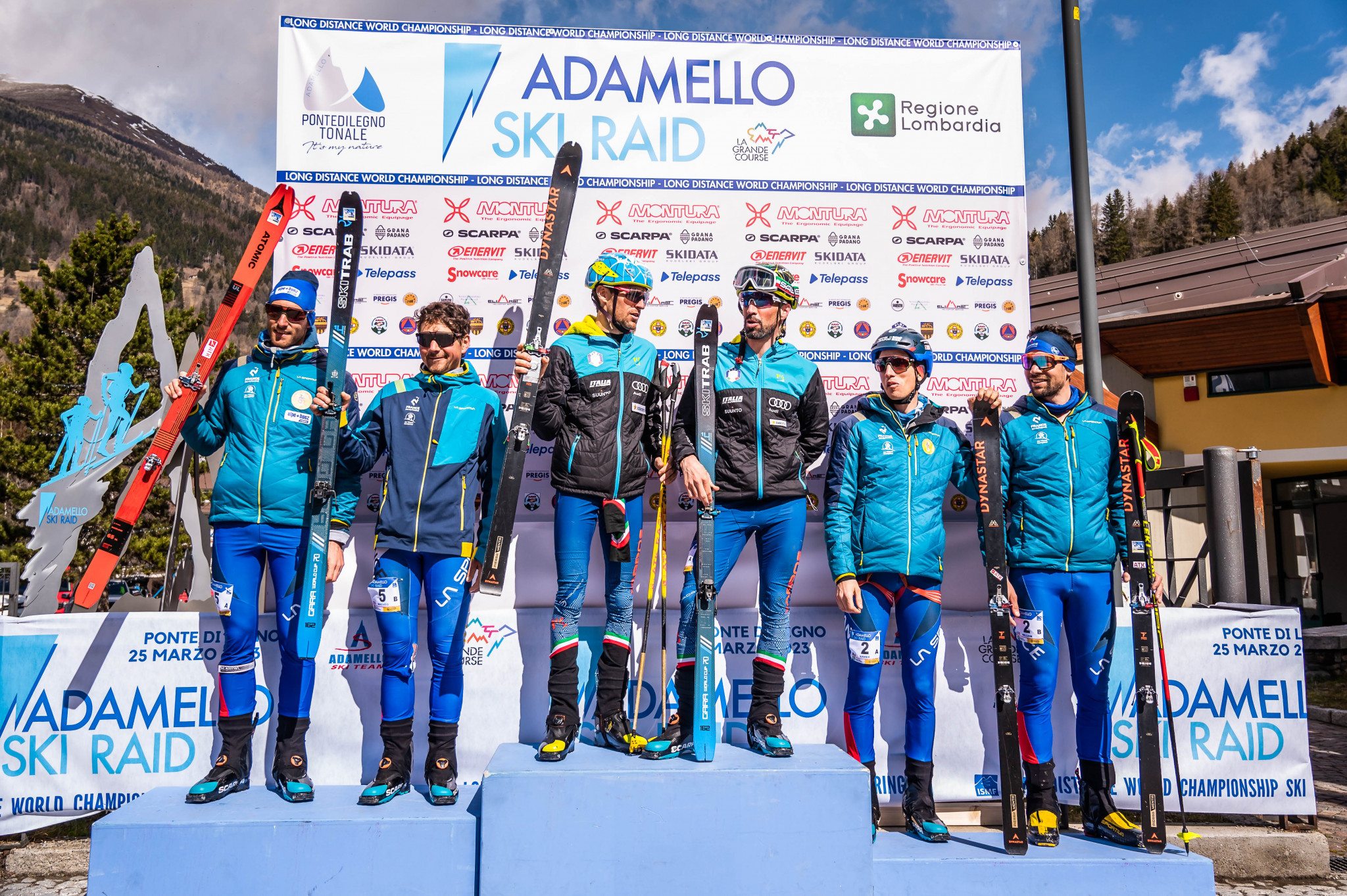Robert Antonioli and Matteo Eydallin claimed the men's title to win their second World Championship crown this month ©ISMF