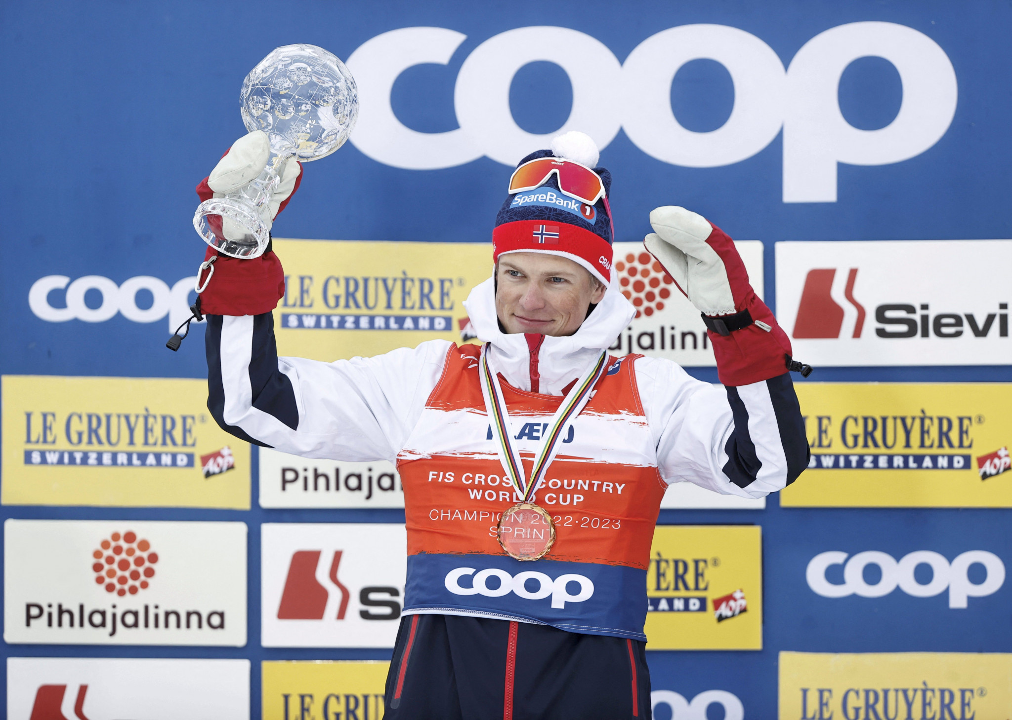 Norway's Johannes Høsflot Klæbo has dominated the men's FIS Cross-Country World Cup this season, and earned a fifth straight victory in Lahti ©Getty Images
