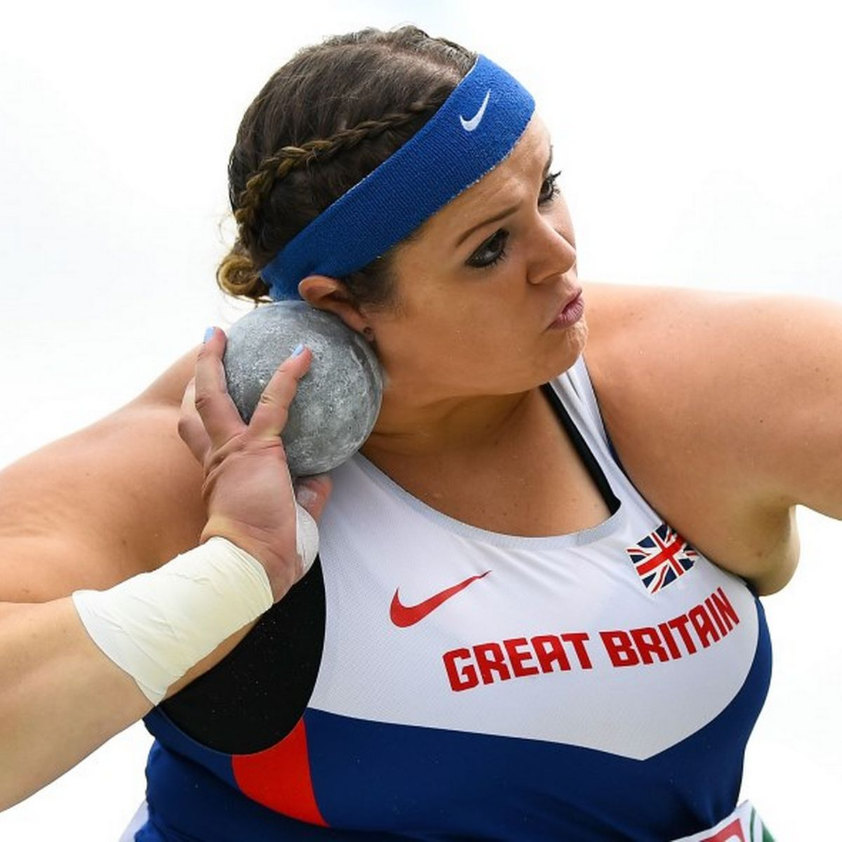 British shot putter Amelia Strickler has previously lobbied for trans gender athletes to have their own category ©Getty Images