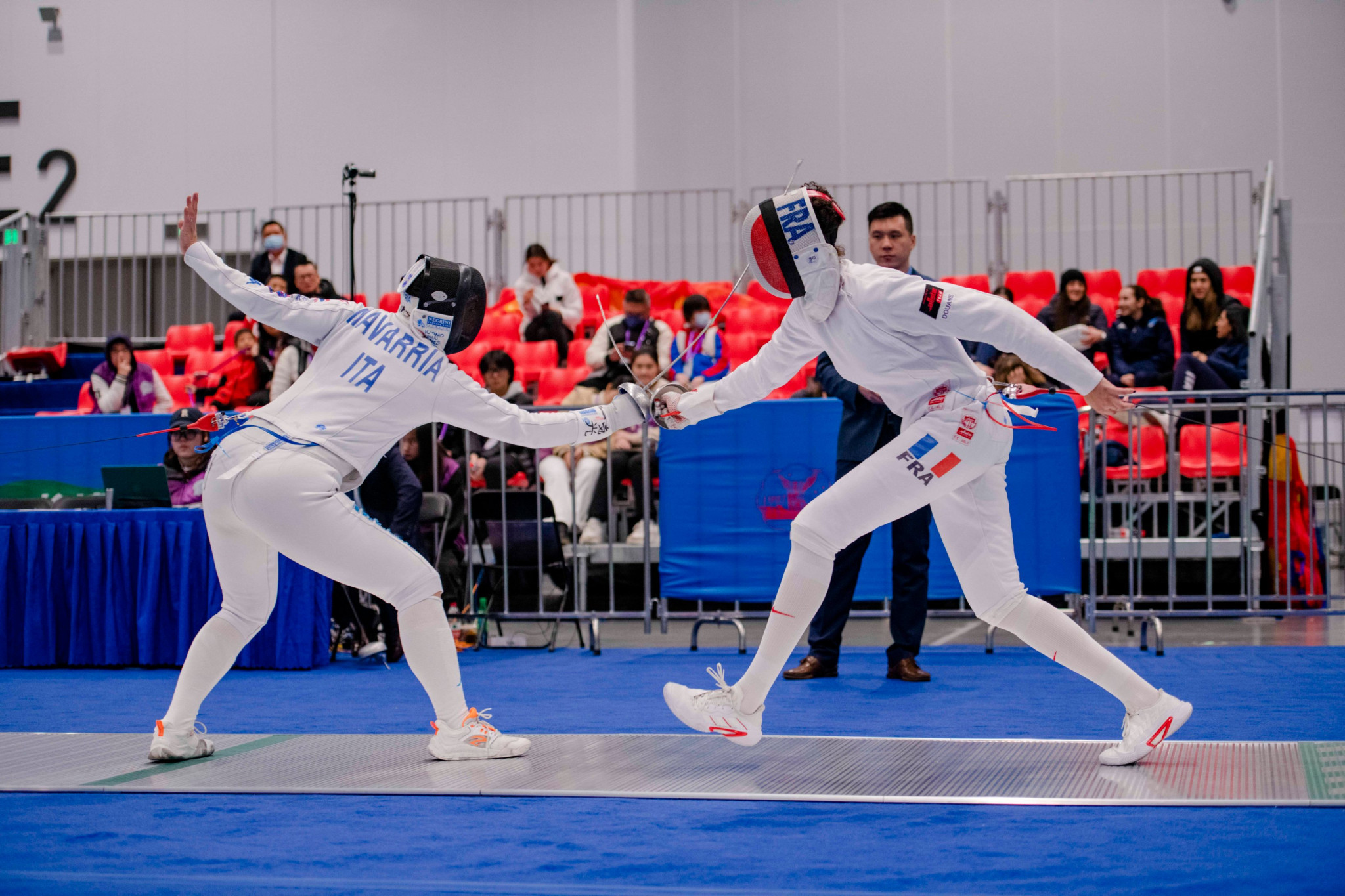 France won the team event at the FIE Women's Épée World Cup in Nanjing by defeating world champions South Korea ©Chinese Fencing Association