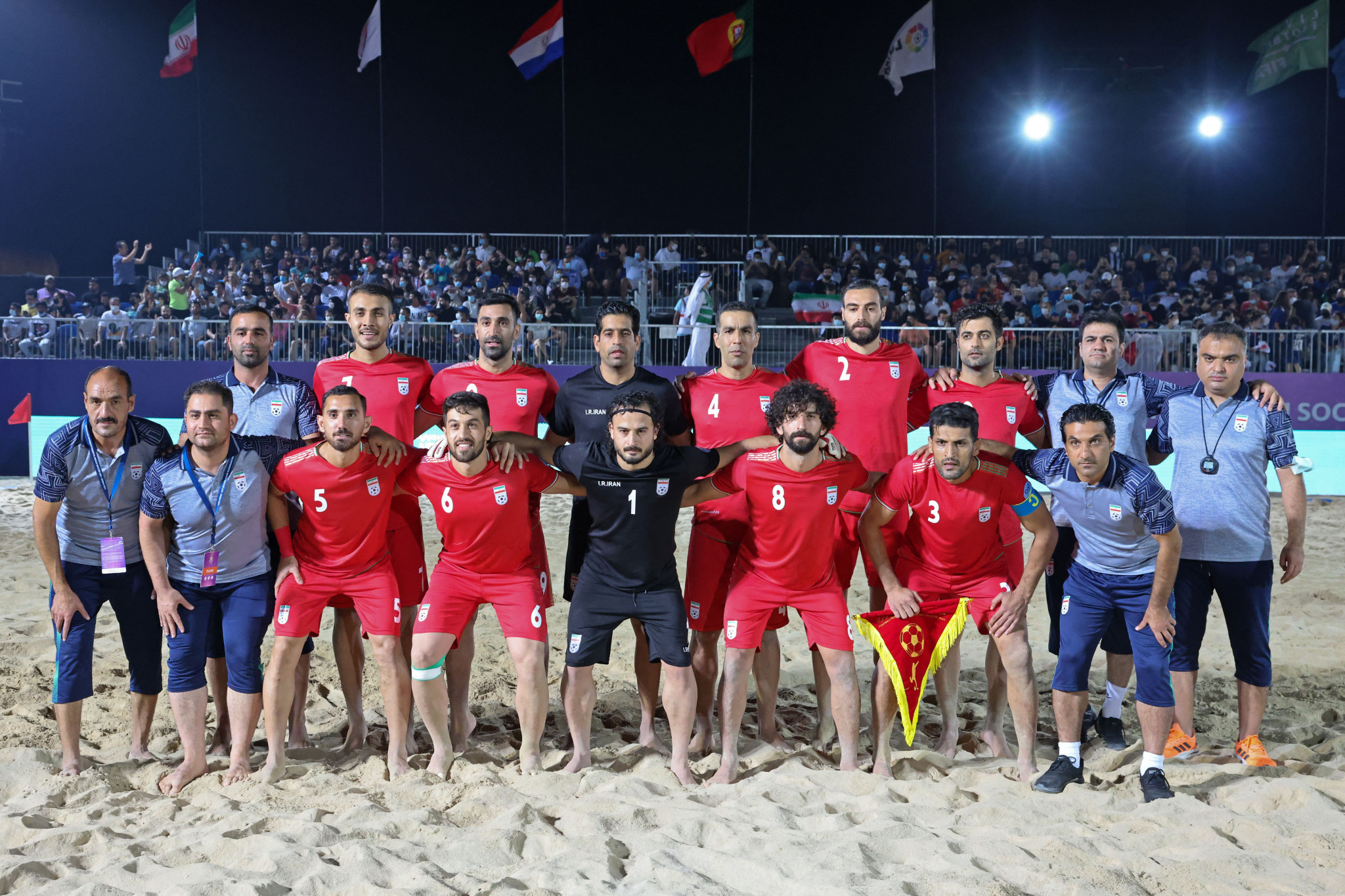 Iran won their third AFC Beach Soccer Asian Cup to tie Japan for most titles ©Getty Images