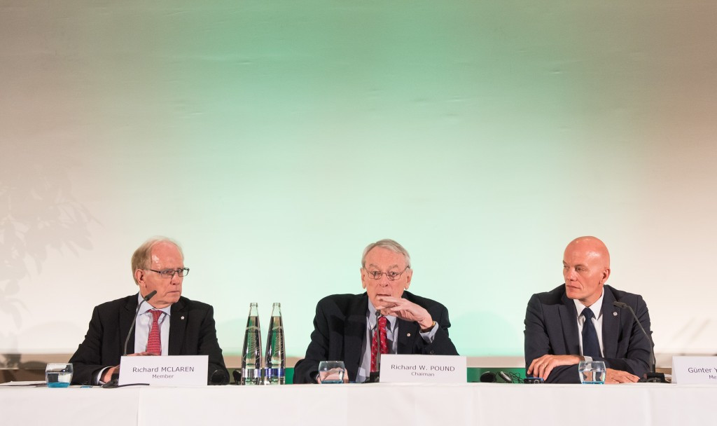 All three members of the WADA Independent, led by Richard Pound and including Richard McClaren and Günter Younger, have reportedly been sent letters over their report which VTB claim 