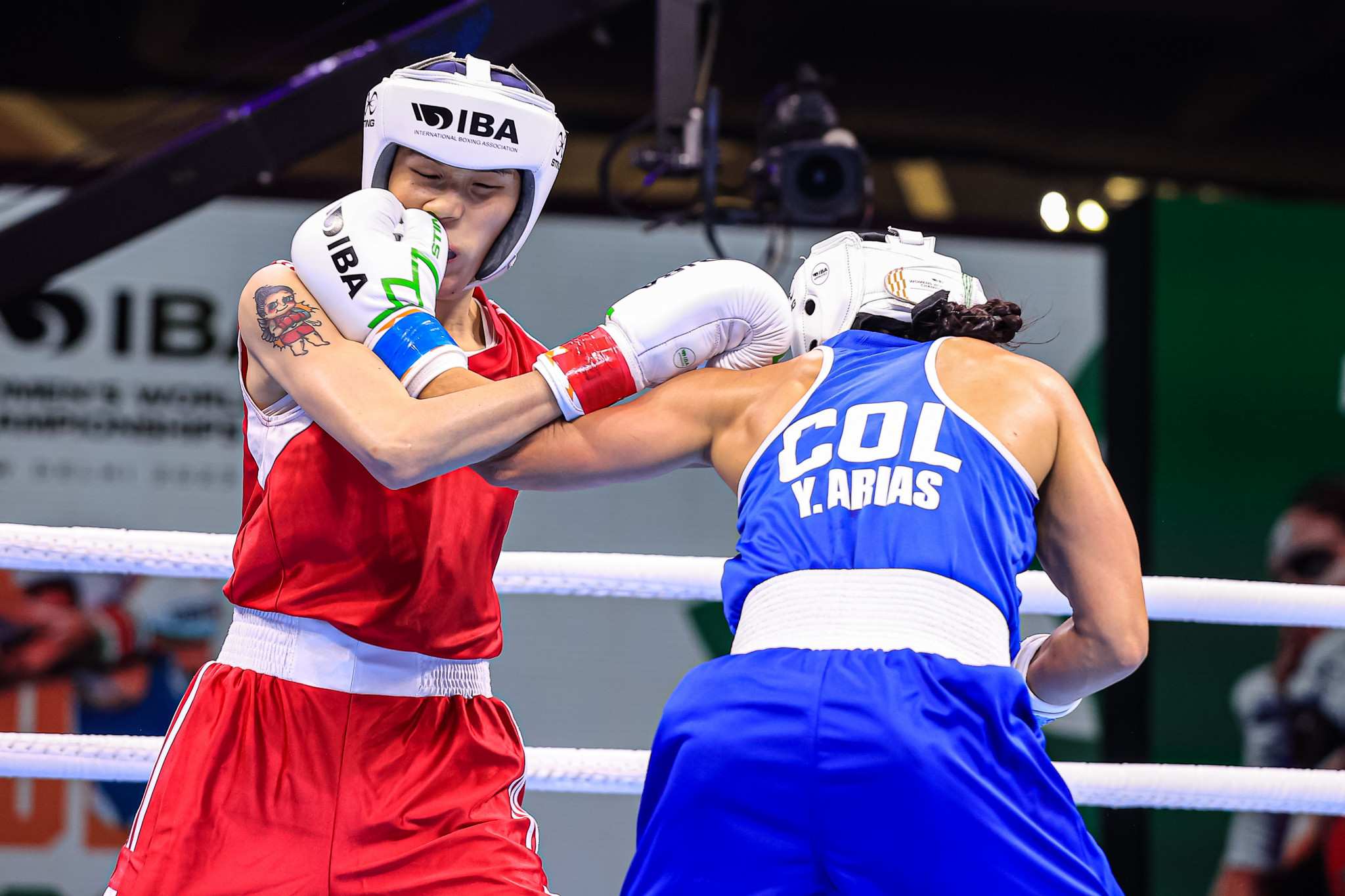 Colombia also had to settle for silver in the bantamweight category as Huang Hsiao-wen of Chinese Taipei saw off Yeni Arias in the final ©IBA