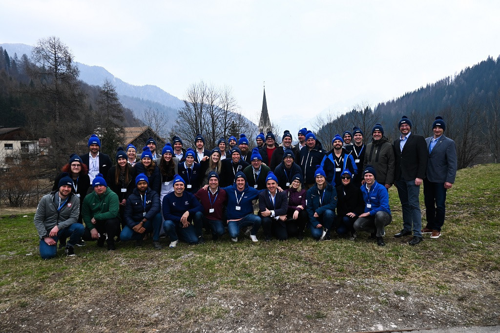 Officials from the EUSA, FISU and National University Sports Associations gathered in Val di Zoldo for the seminar ©EUSA
