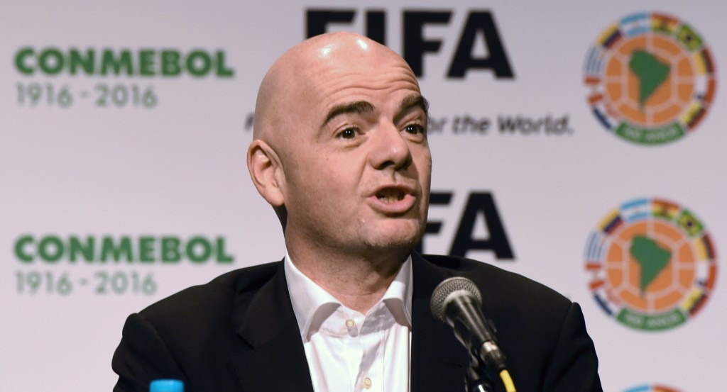 FIFA President Infantino gives backing to joint 2030 World Cup bid by Argentina and Uruguay