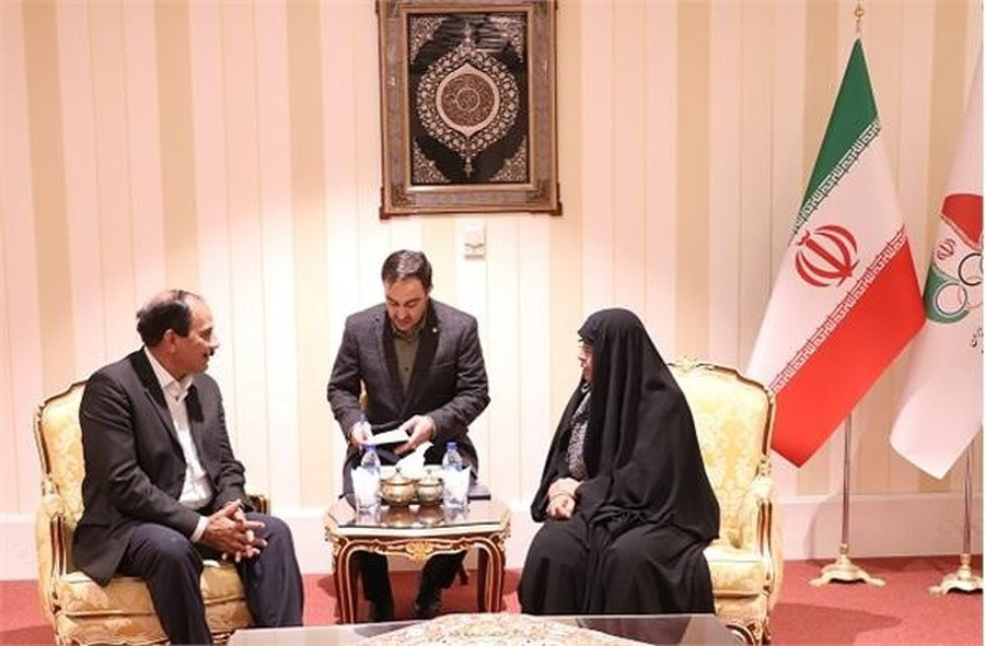 The NOCs of Iran and Pakistan met in Tehran ©Iran NOC