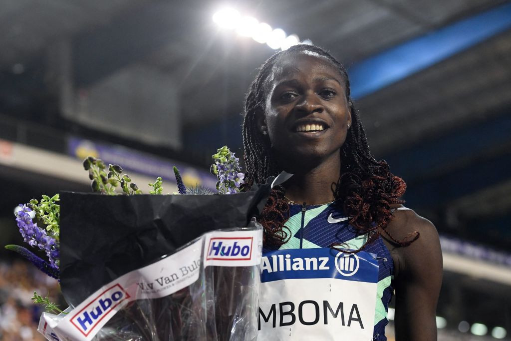 Namibia's Sports Minister has protested at the new World Athletics DSD ruling that will make Tokyo 2020 200m silver medallist Christine Mboma ineligible for this year's World Championships ©Getty Images