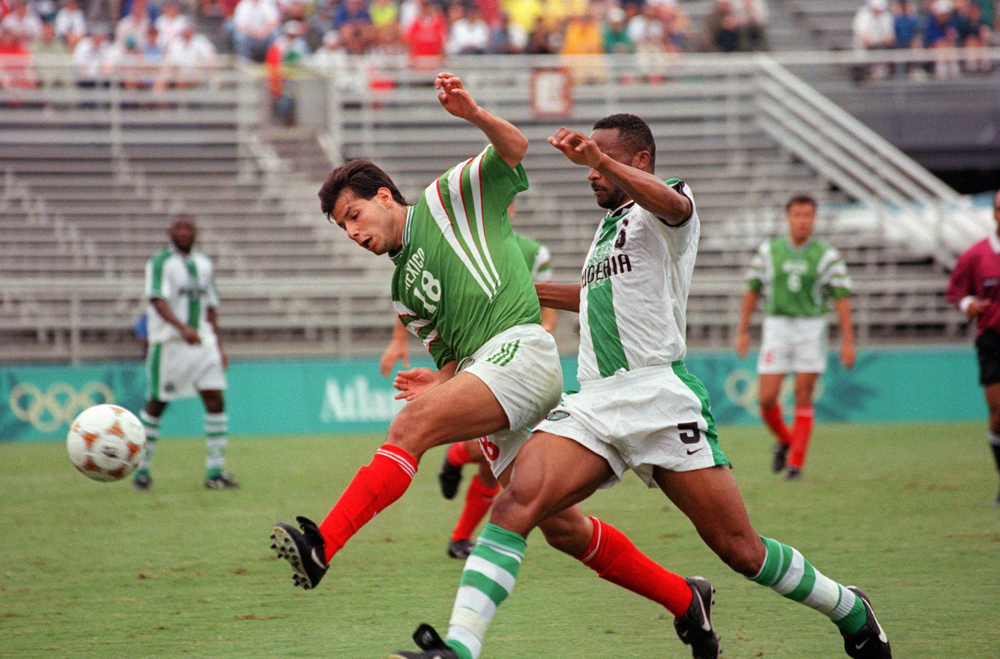 Nigeria won men's football gold at Atlanta 1996 ©Getty Images