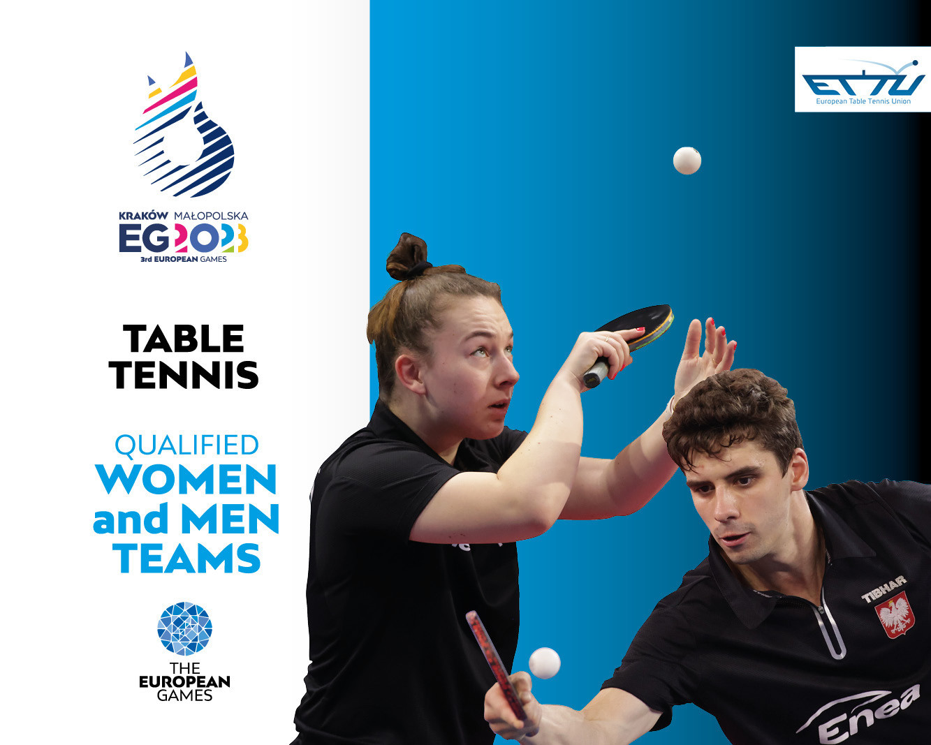 Table tennis line-up for 2023 European Games confirmed