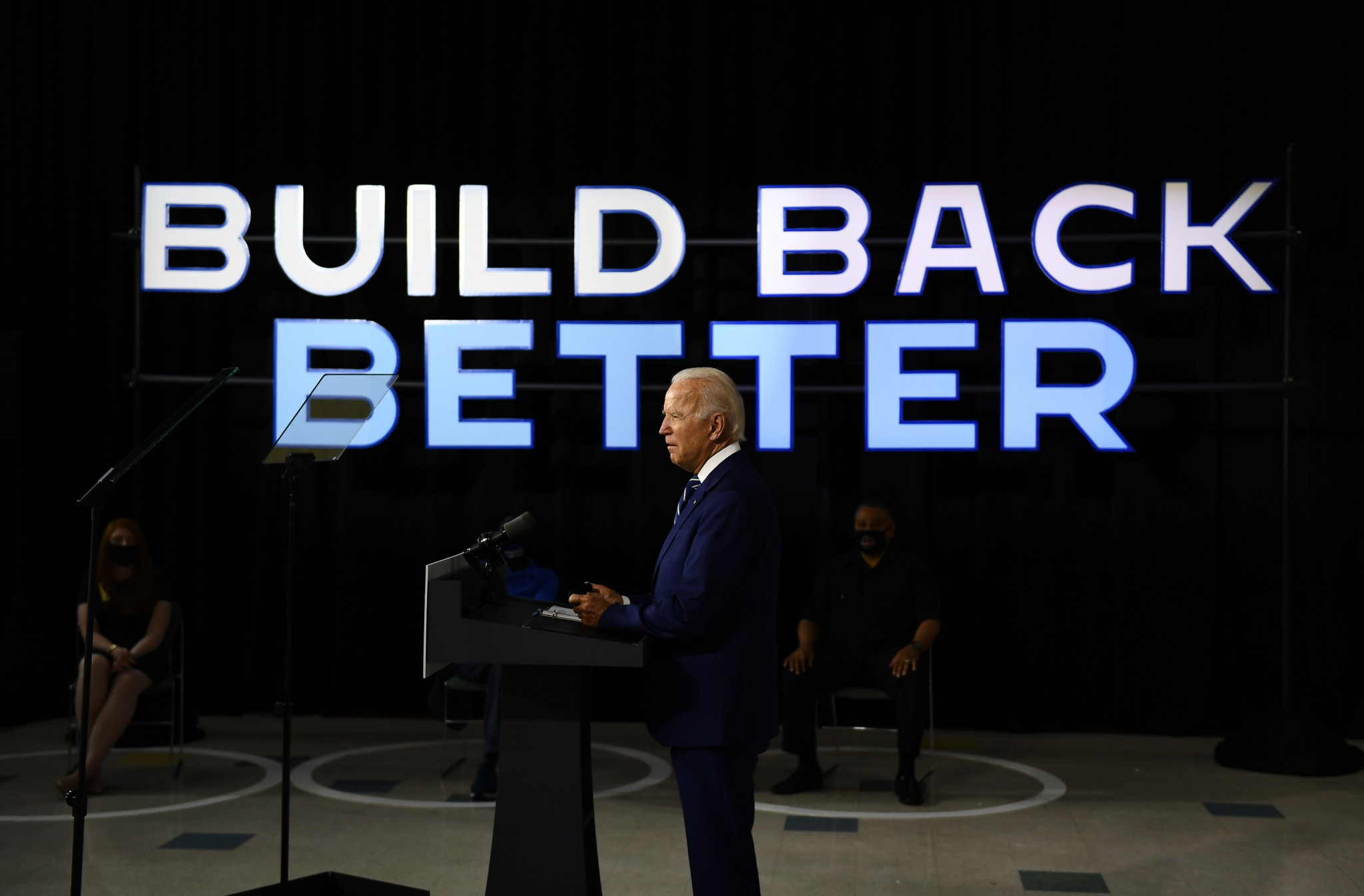 Could Joe Biden's slogan be used for the bidding of sporting events? ©Getty Images