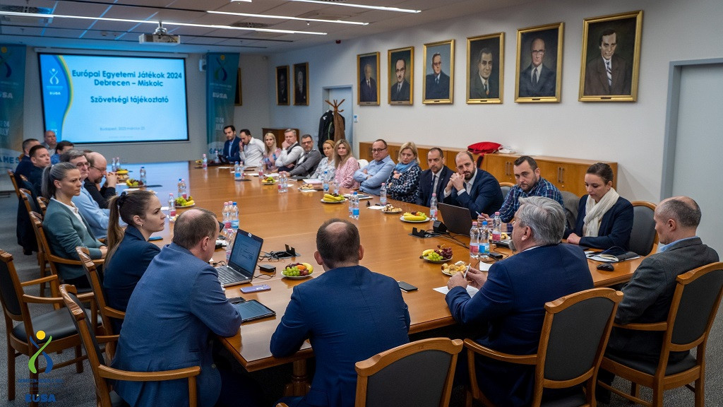 Hungarian sports federations held a meeting in Budapest in preparation of next year's European Universities Games in Debrecen and Miskolc ©HUSF