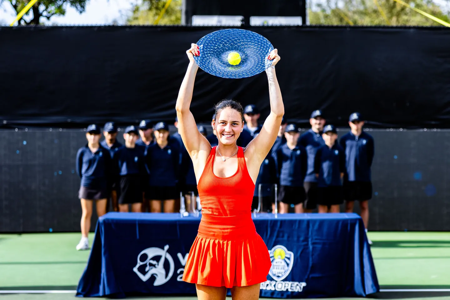 Ukraine's Marta Kostyuk won her first WTA title earlier this month, beating Russia's Varvara Gracheva in the final of the Austin Open, a victory she dedicated to those 