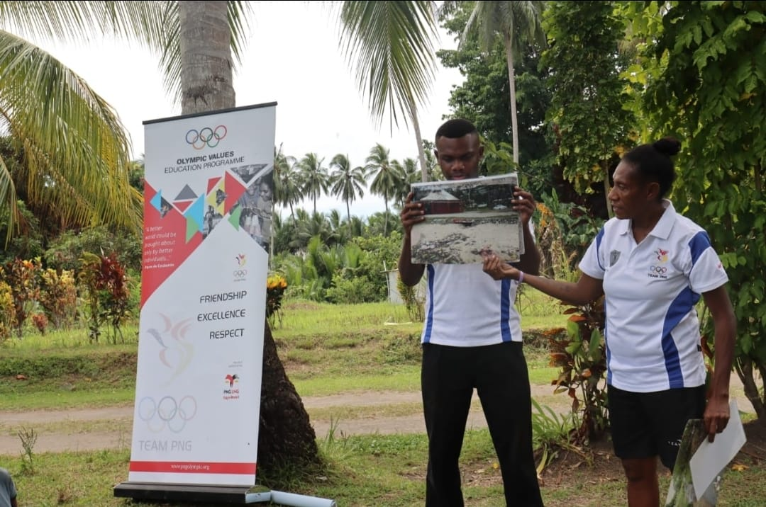 Papua New Guinea's athletes, part of the Team PNG HERO programme, will act as cancer prevention ambassadors as part of the new partnership ©PNGOC