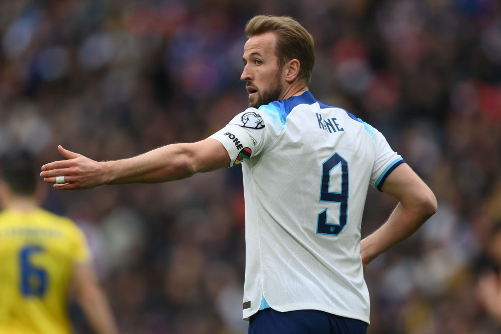 England's captain Harry Kane was forced to drop his plan to wear a OneLove armband at the Qatar 2022 World Cup when FIFA threatened sanctions ©Getty Images