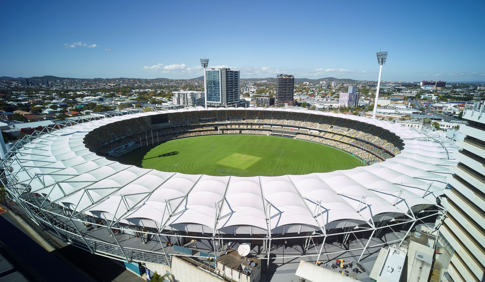 HKS director Andrew Colling believes a timber shell around the Brisbane Cricket Ground would help it stand out against the norm ©Getty Images