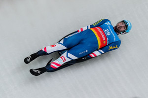 Nico Gleirscher was among Austrian luge athletes who took part in a test week at Le Plagne ©FIL