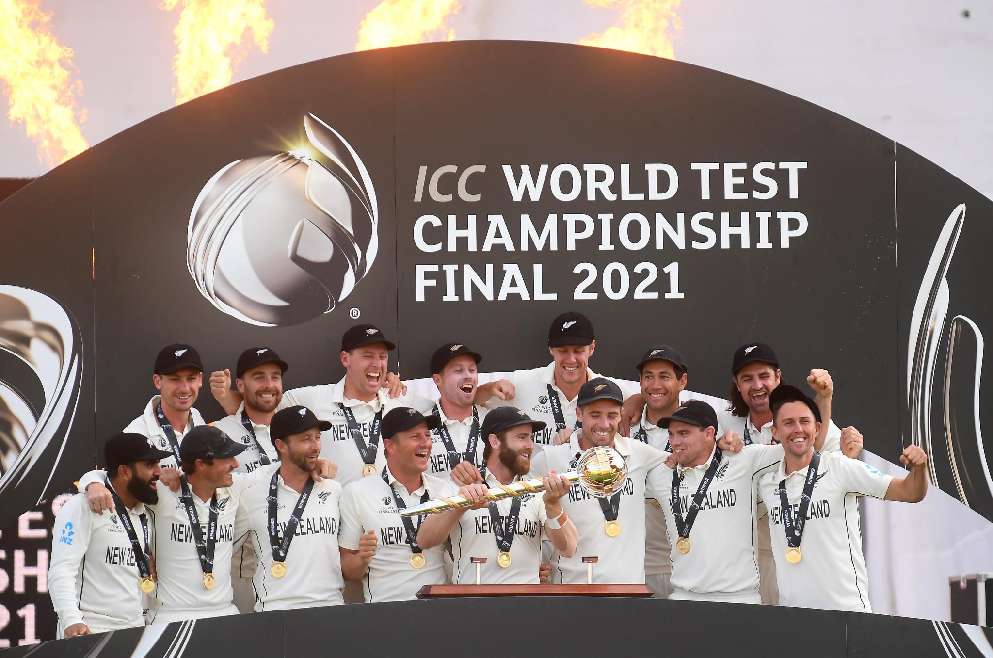 New Zealand had lifted the first ICC World Test Championship, beating India in the final in 2021 in Southampton ©Getty Images 