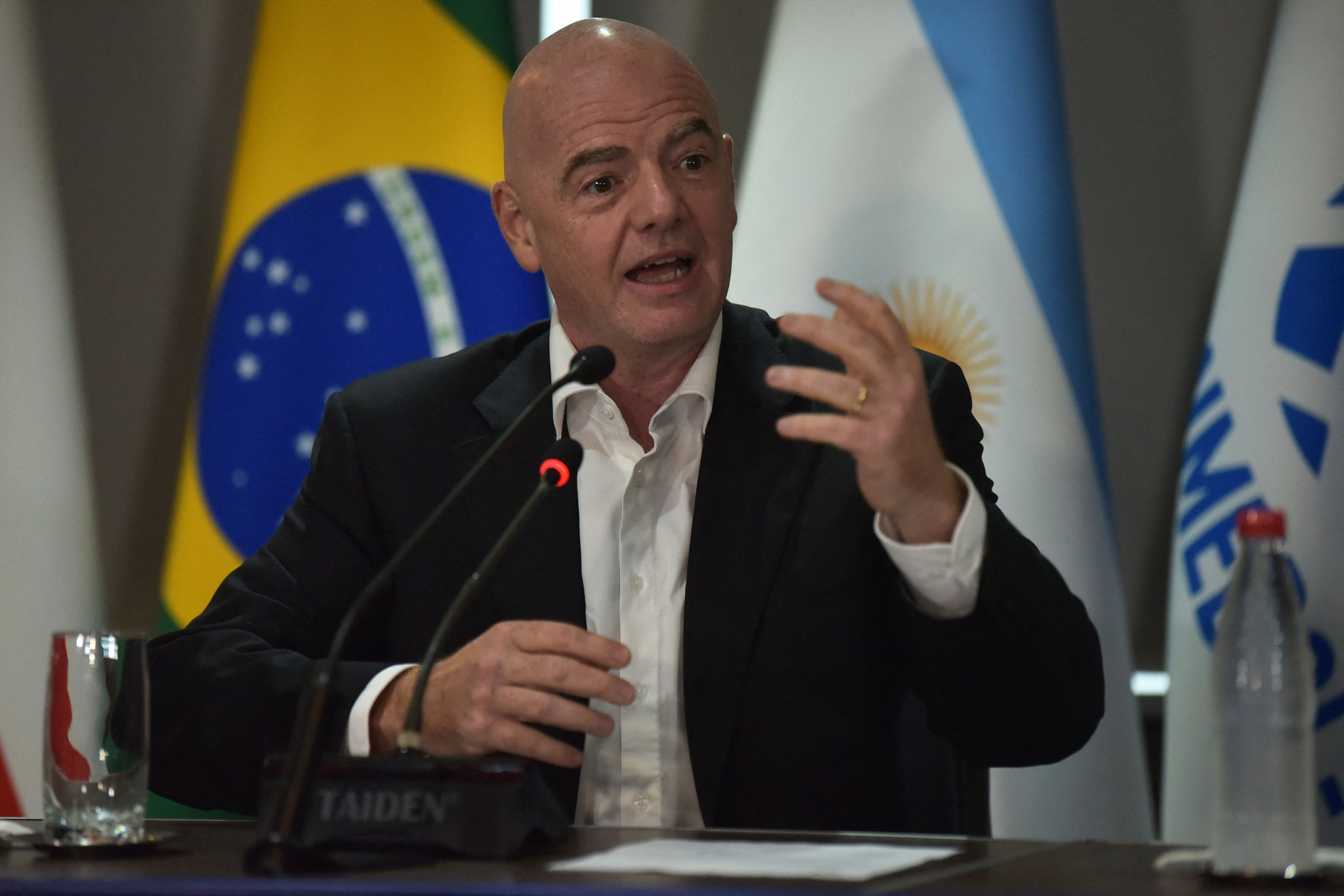 Gianni Infantino said that FIFA will make the decision on whether to award Argentina the tournament in the next few days ©Getty Images