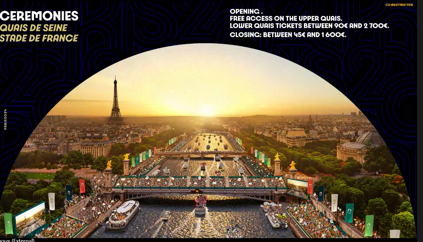  Between 140 and 170 boats set to carry 10,000 athletes at Paris 2024 Opening Ceremony 