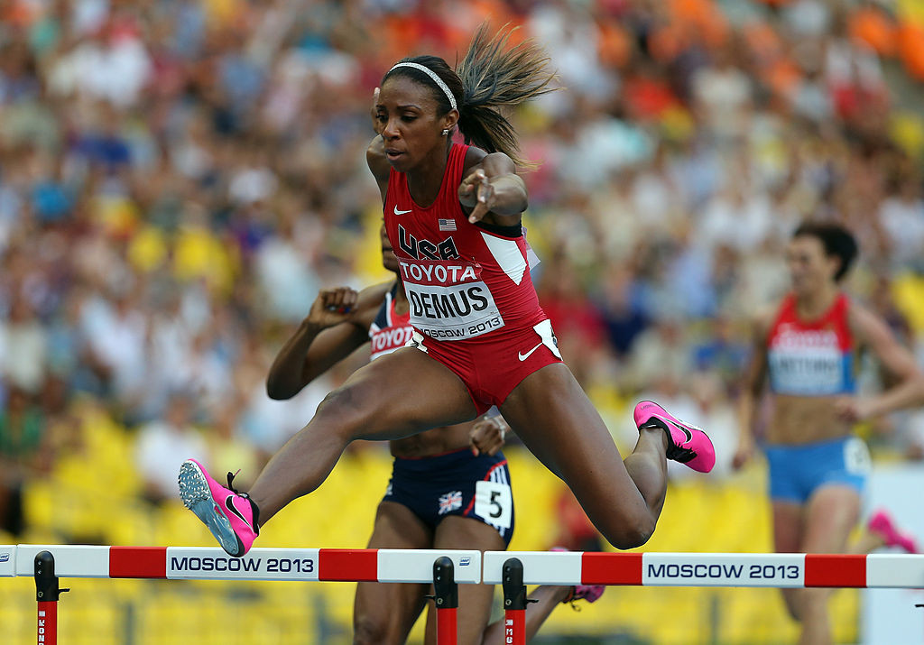 Lashinda Demus of the United States is officially the London 2012 women's 400m hurdles champion after the IOC confirmed a medal reallocation ©Getty Images