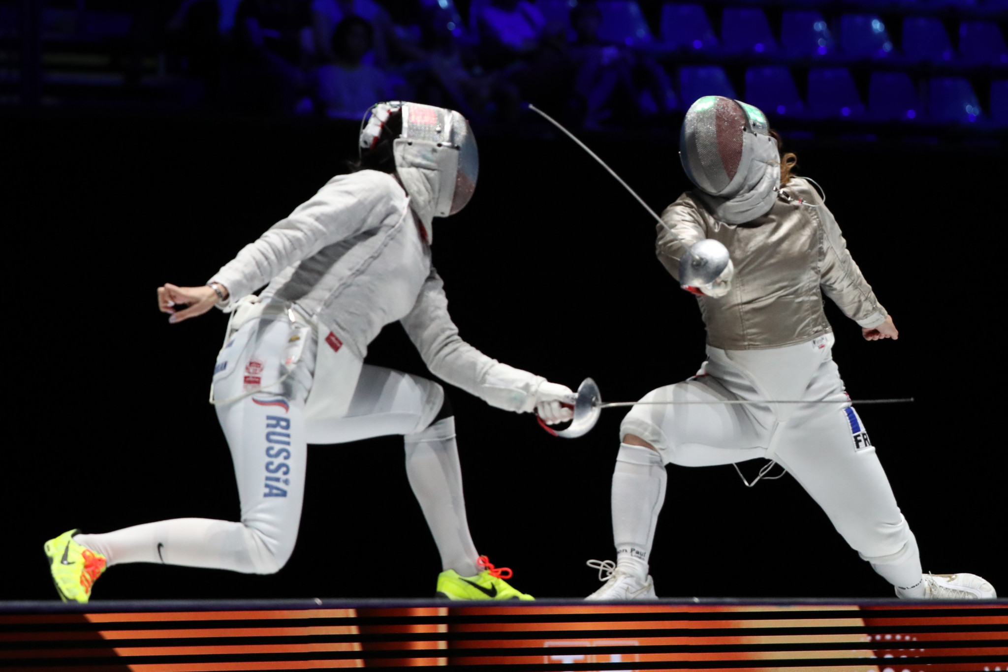 Russian fencing chief admits "no chance" of athletes going to Paris 2024 after US highlight military ties