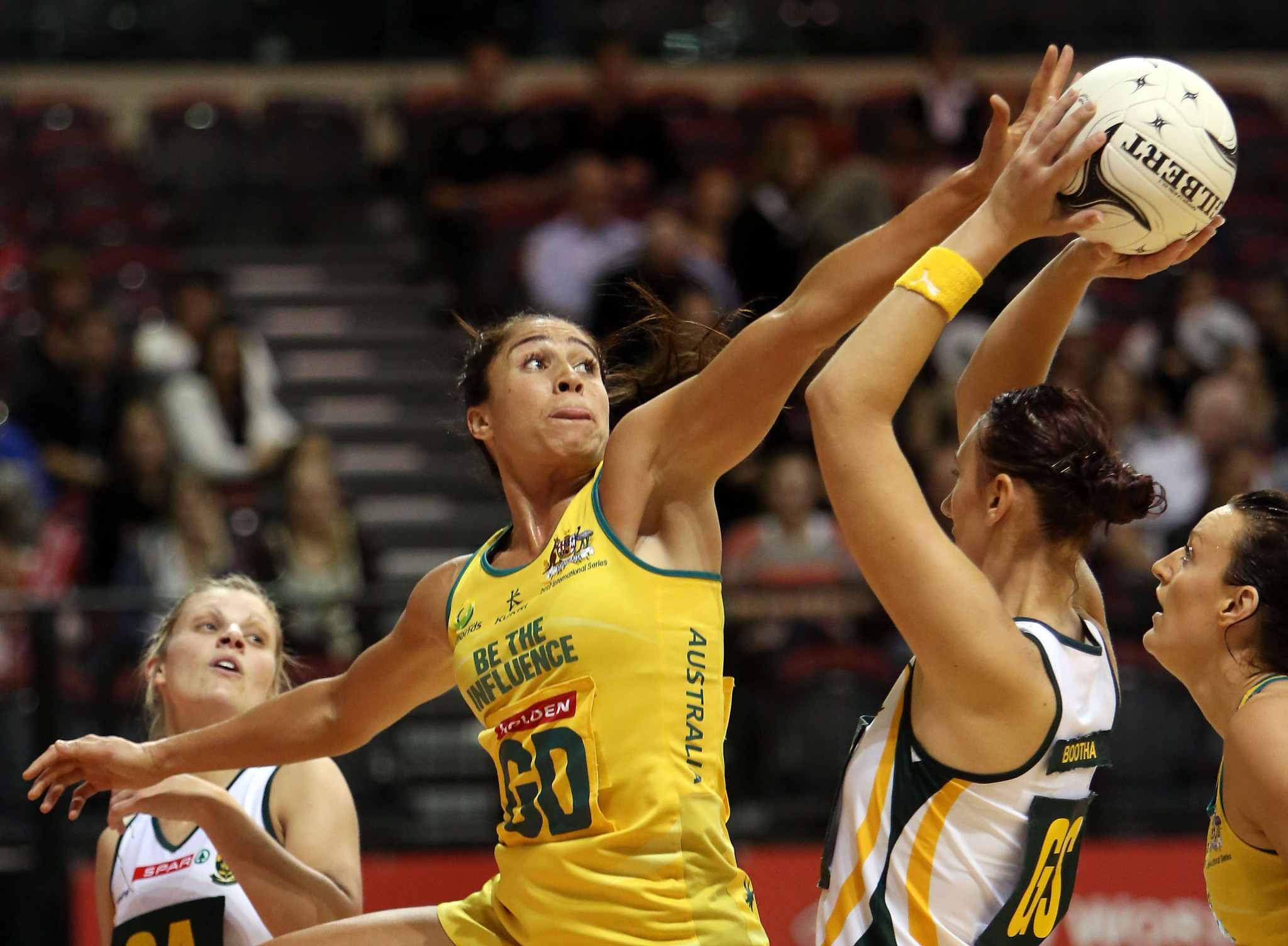 Mo'onia Gerrard won the Netball World Cup with Australia in 2007 and 2011 ©Getty Images