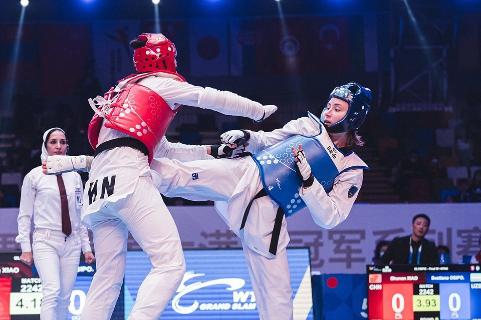 Uzbekistan's Svetlana Osipova defeated Ziao Shunan of China to win women's over-67kg gold ©World Taekwondo
