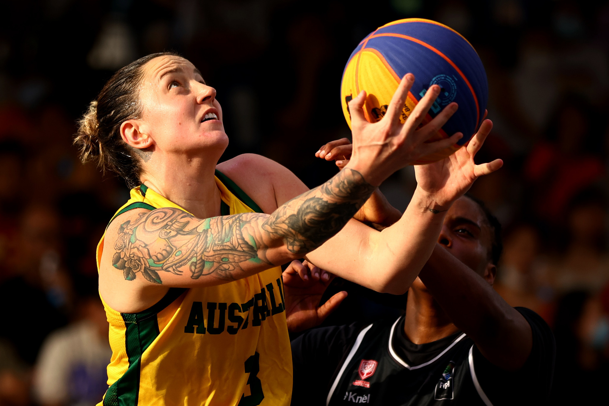 The Australia women's 3x3 team won every match by at least 10 points ©Getty Images