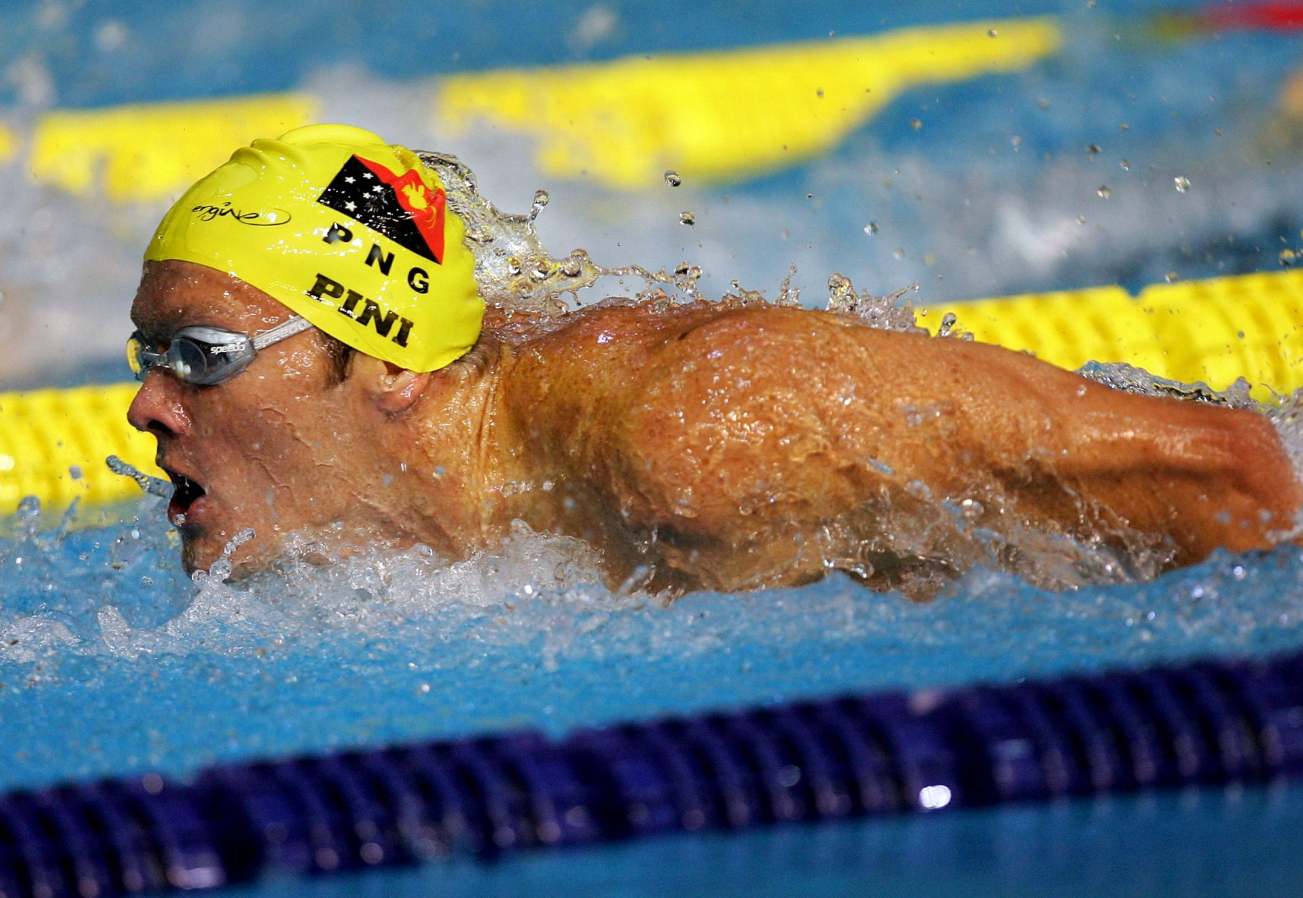 Ryan Pini is the most decorated athlete from Papua New Guinea ©Getty Images