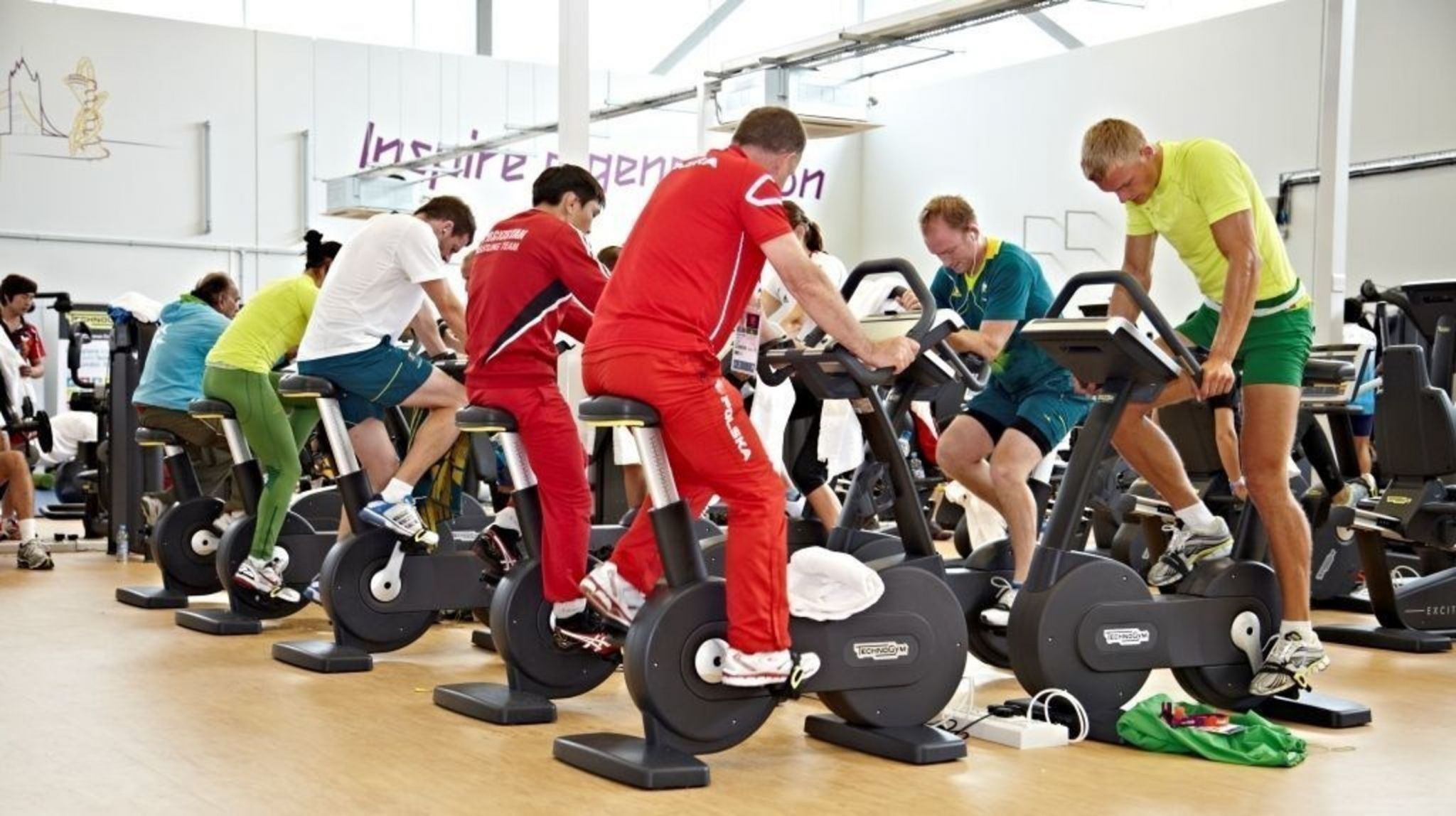 Paris 2024 will be the ninth Olympic Games that Technogym has provided fitness equipment, including London 2012 ©Technogym