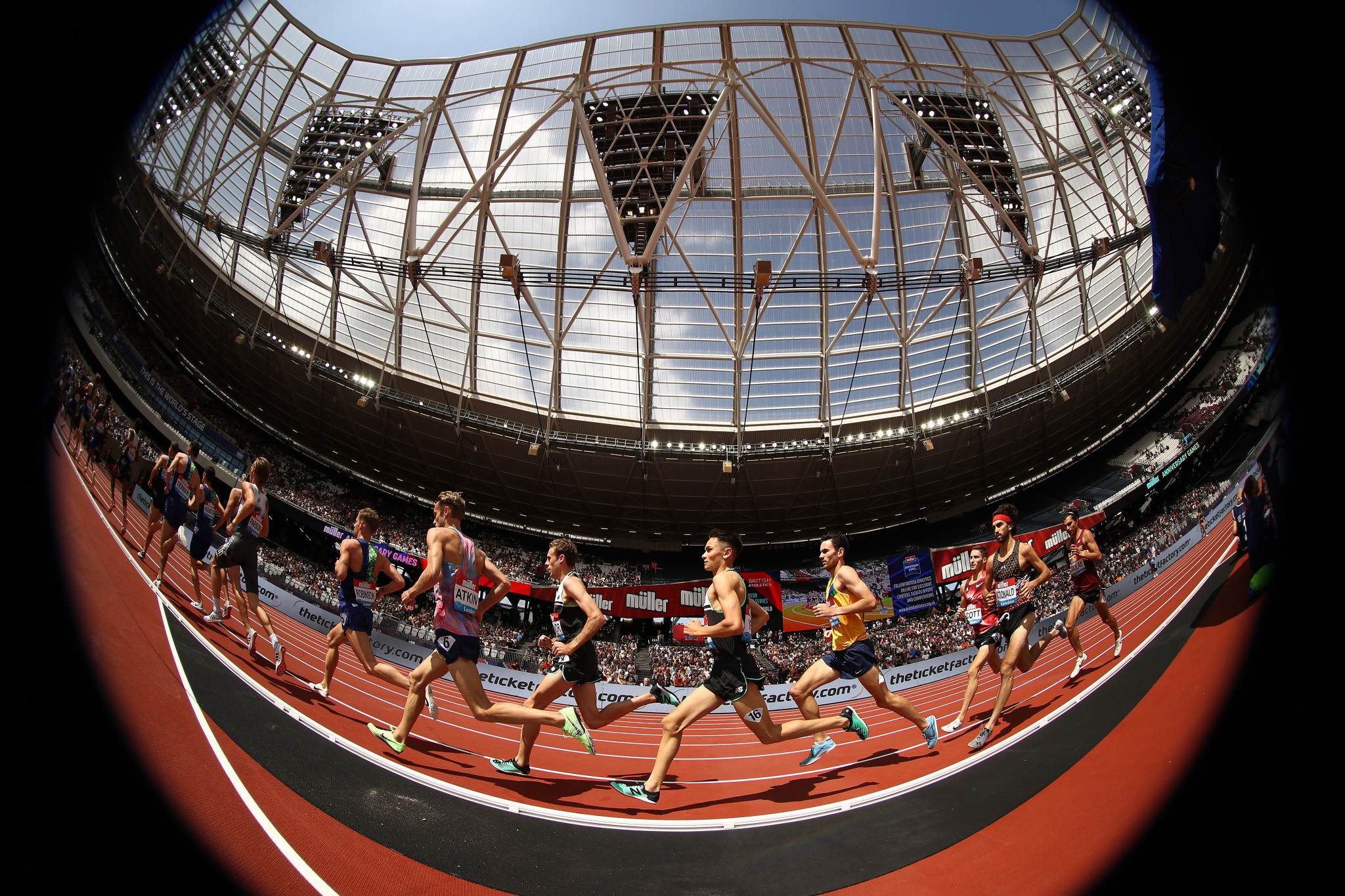 The Anniversary Games are due to take place at the London Stadium for the first time in four years in July, but it remains uncertain how long it will remain a venue for athletics ©Getty Images