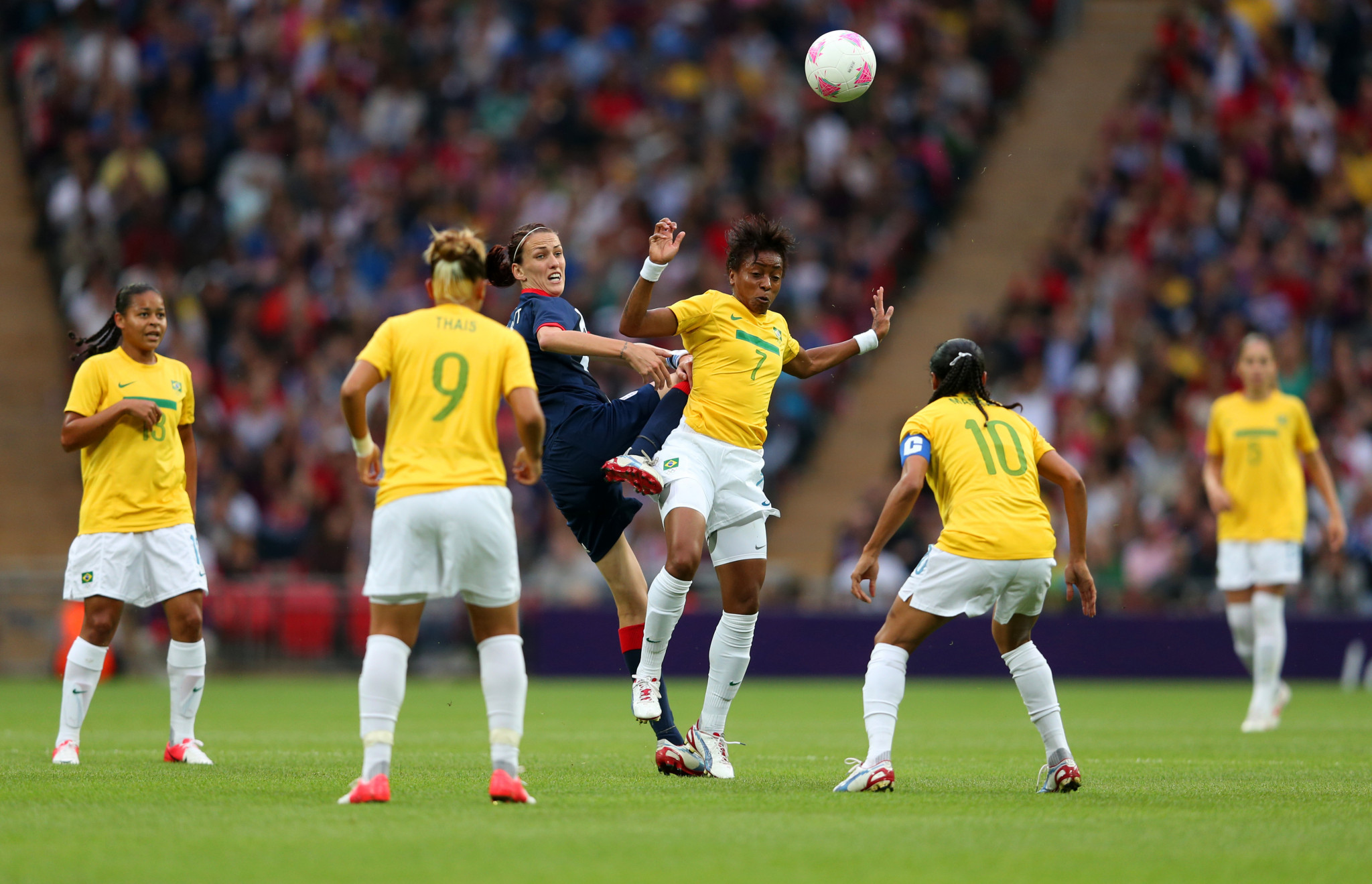 Brazil first played at Wembley Stadium in the 2012 Olympics when they lost 1-0 to Team GB ©Getty Images