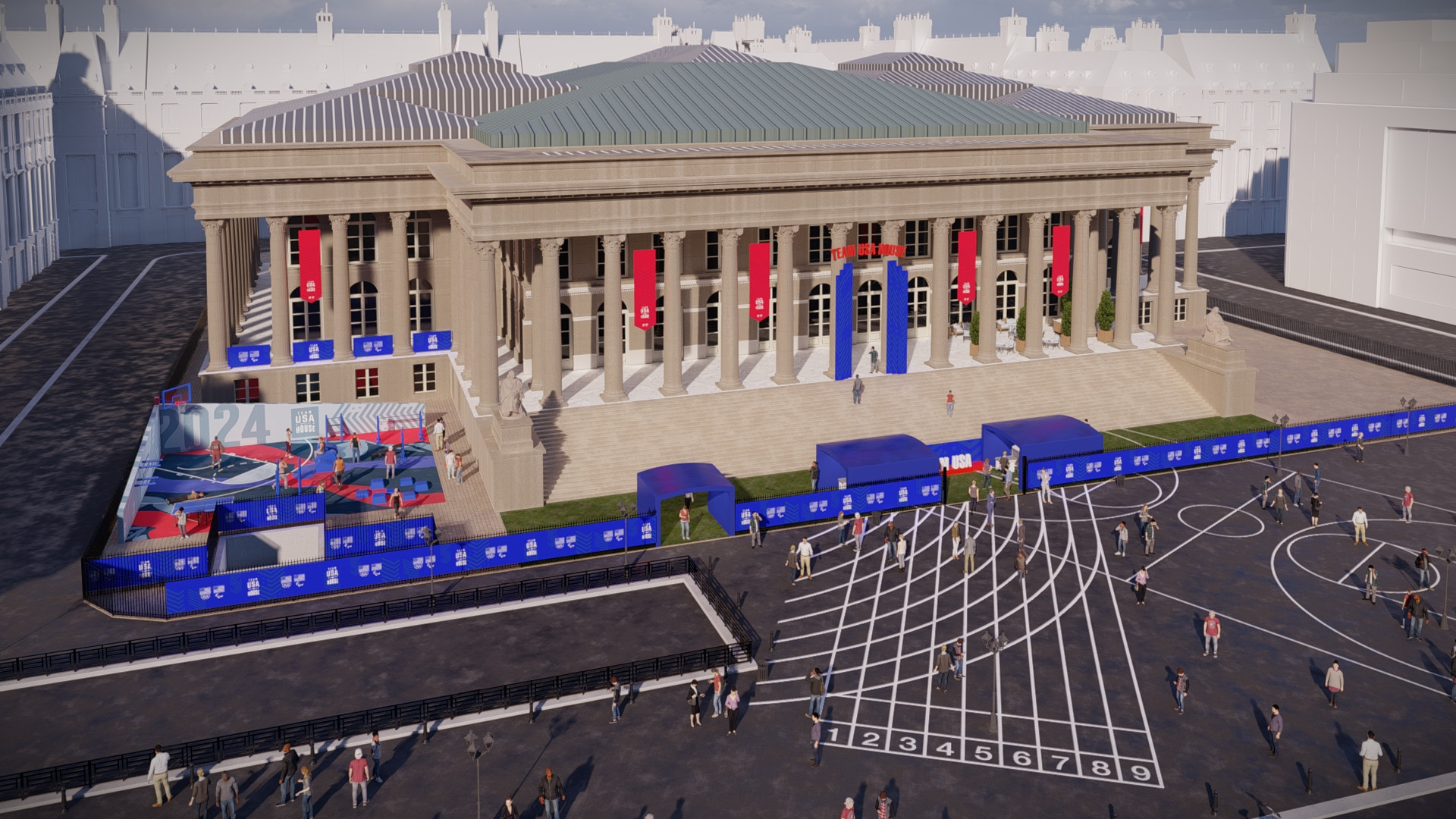 Team USA House is set to be located at the Palais Brongniart during Paris 2024 ©USOPC