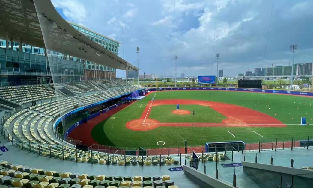 The Shaoxing Baseball and Softball Centre is 160,000 square metres ©WBSC